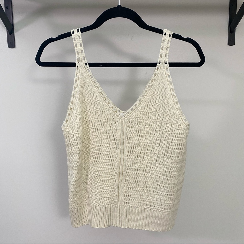 ⭐️ 2/$40 ⭐️ Cream Knit Tank Top